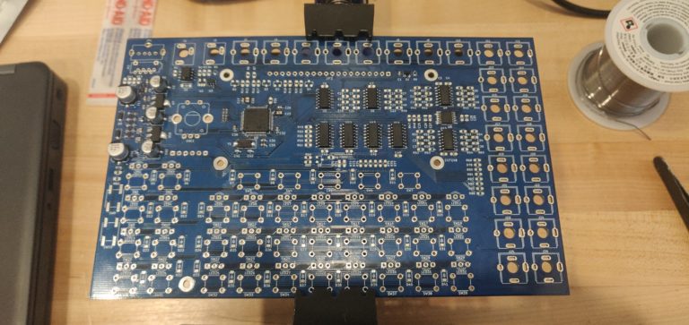 Westlicht Performer with ICs placed on PCB