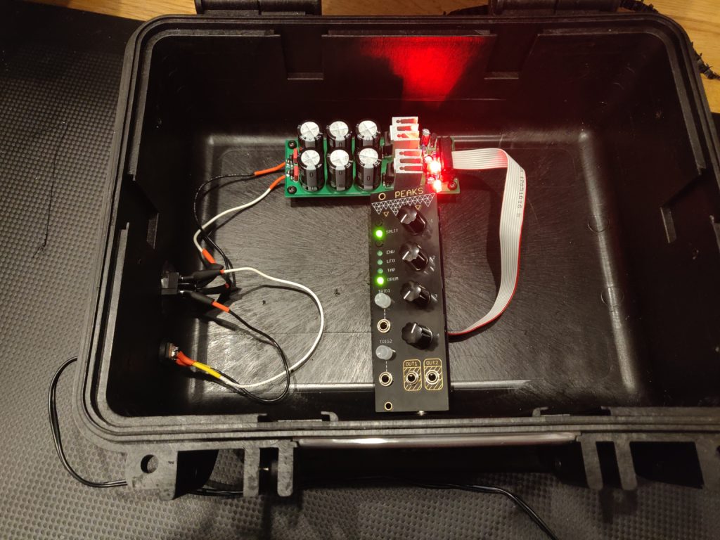 FC Power wired into Eurorack Case