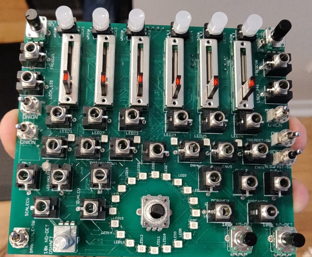 4MS SMR DIY PCB Hardware populated