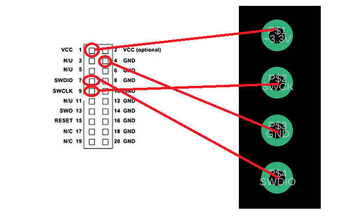 SWD Pinout for SMR