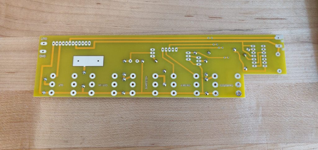 Soldered from top DIY-LYRA 8 Controller Board