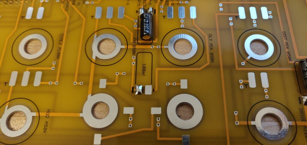 Soldering TH Capacitor