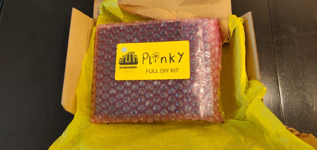 Packaging of Plinky Synth